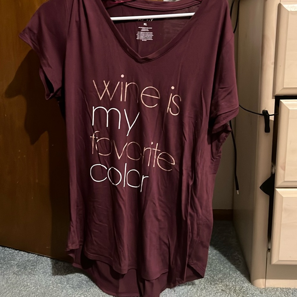 Wine is my favorite color shirt